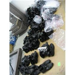 ASSORTED SIZES & STYLES OF MENS BLACK "OXFORD" SHOES