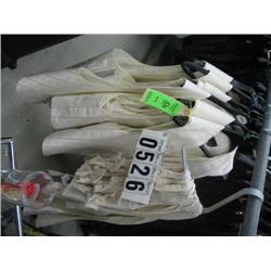 LOT OF IVORY VEST AND BOW TIES