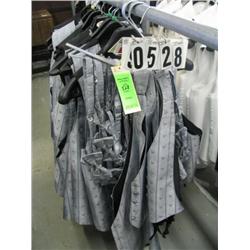 SILVER TUXEDO VEST AND BOWTIES