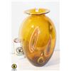 Image 1 : MURANO AMBER MILLEFIORI FLECKED BLOWN