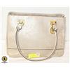 Image 1 : ANNE KLEIN TAN/GOLD HANDBAG