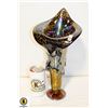 Image 1 : JACK IN THE PULPIT IRIDESCENT STUDIO ART VASE