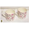 Image 1 : ROYAL ALBERT ROSE CONFETTI PORCELAIN CUPS