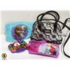Image 1 : JUSTICE PURSE,KITTY CHANGE URSE & ELSA AND ANNA BAGS