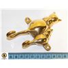 Image 1 : SOLID BRASS KITTY KEYHOLDER