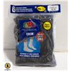 Image 1 : BLACK CREW SOCKS BIG & TALL 12-16 SIZE 6-PACK