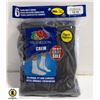 Image 1 : BLACK CREW SOCKS BIG & TALL 12-16 SIZE 6-PACK