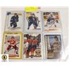 Image 1 : LOT OF 6 AUTOGRAPHED HOCKEY CARDS