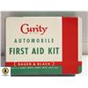 Image 1 : VINTAGE "CURITY" AUTOMOBILE FIRST AID KIT TIN