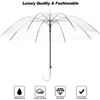 Image 1 : PAIR OF NEW 46" CLEAR UMBRELLAS