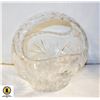 Image 1 : CRYSTAL HANDLED DECORATIVE BASKET- 10" X 10"