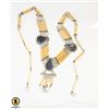 Image 1 : LONG BOHEMIAN NECKLACE WITH BLACK ONYX STONES