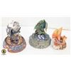 Image 1 : 3 DRAGON FIGURINES