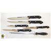 Image 1 : NEW GEMUSE MESSER KITCHEN 5 KNIVES 1 SHARPENER