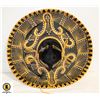 Image 1 : VINTAGE SOMBREO BLACK AND GOLD BY PIGALLE