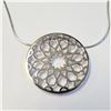 Image 1 : BZ1697-175 SILVER DIAMOND 16" NECKLACE