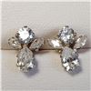 Image 1 : BZ1697-166 SILVER CZ EARRINGS
