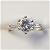 Image 1 : BZ1697-190 SILVER CZ RING