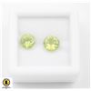 Image 1 : #142-GREEN PERIDOT GEMSTONE 2.30CT