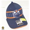 Image 1 : NEW OFFICIAL OILERS HAT-BLUE AND WHITE