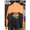 Image 2 : HARLEY DAVIDSON ZIP-UP SWEATER EMBROIDERY SZ LRG