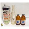 Image 1 : VINTAGE COCKTAIL SHAKER, 2 PBR 7OZ BEER AND TALL