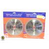 Image 1 : TWO 7 1/4" TUNGSTEN CARBIDE CIRCULAR SAW BLADES