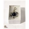 Image 1 : FAUX BLACK ONYX PENDANT
