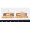 Image 1 : 2 SETS OF NEW CHAMPAGNE RHINESTONE HAIR