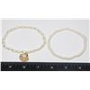 Image 1 : 2 NEW FAUX PEARL STRETCH BRACELETS