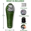 Image 2 : NEW SERENE LIFE MUMMY SLEEPING BAG WITH TRAVEL