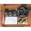 Image 1 : LOGITECH G923 STEERING WHEEL AND PEDAL SYSTEM FOR