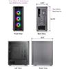 Image 2 : NEW THERMALTAKE V250 TG ARGB AIR-MESH FRONT PANEL