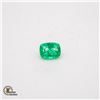 Image 1 : RECTANGULAR CUSHION CUT NATURAL EMERALD WEIGHING