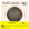 Image 1 : 1882 NFLD QUEEN VICTORIA SILVER HALF DOLLAR