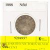 Image 1 : 1888 NFLD QUEEN VICTORIA SILVER TWENTY CENT