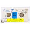 Image 1 : 1902 & 1904 CAN. 10 CENT SILVER COINS