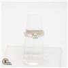 Image 1 : 14K WHITE GOLD DRESS/ENGAGEMENT RING SIZE 7.5