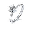 Image 1 : 1CT GRA CERTIFIED MOISSANITE 925 STERLING SILVER