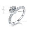 Image 2 : 1CT GRA CERTIFIED MOISSANITE 925 STERLING SILVER