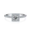 Image 2 : 0.5CT GRA CERTIFIED MOISSANITE 925 STERLING SILVER