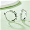 Image 3 : 1 CARAT 925 STERLING SILVER MOISSANITE EARRINGS