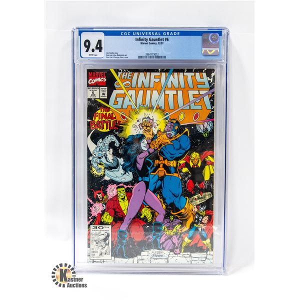 MARVEL INFINITY GAUNTLET #6 CGC COMIC