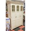 Image 1 : ANTIQUE WHITE TONE 3 DOOR CABINET 51" X 23" X 77"