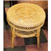 Image 1 : WICKER END TABLE