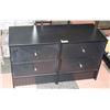 Image 1 : PAIR OF BLACK NIGHTSTANDS 20" X 16" X 24"