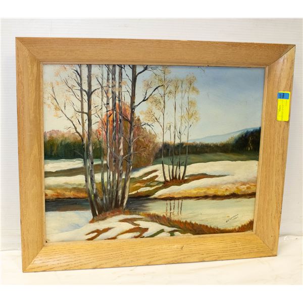 FRAMED ART 24" X 20"