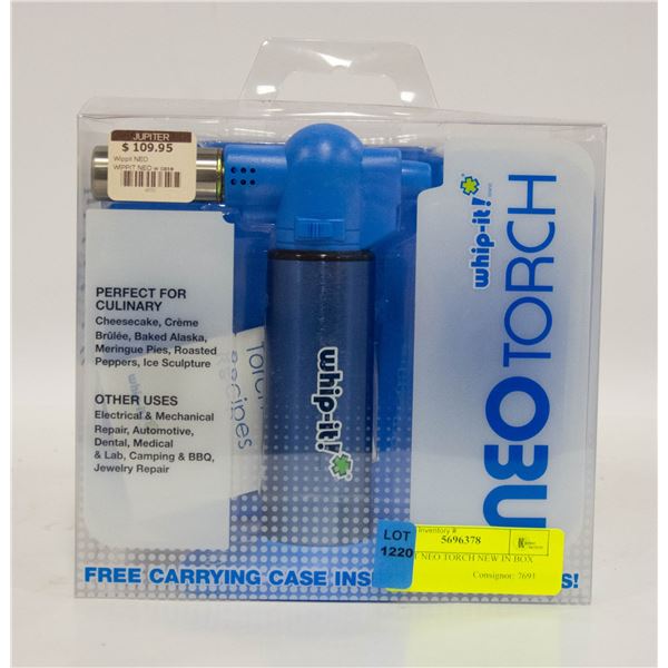 WHIP-IT NEO TORCH NEW IN BOX
