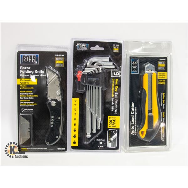 NEW (3) BOX MFG TOOL ITEMS