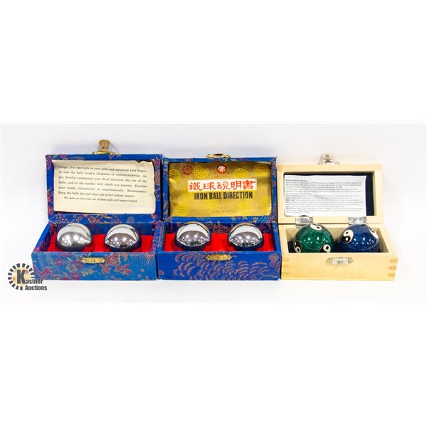 VINTAGE (3) SETS OF CHINESE